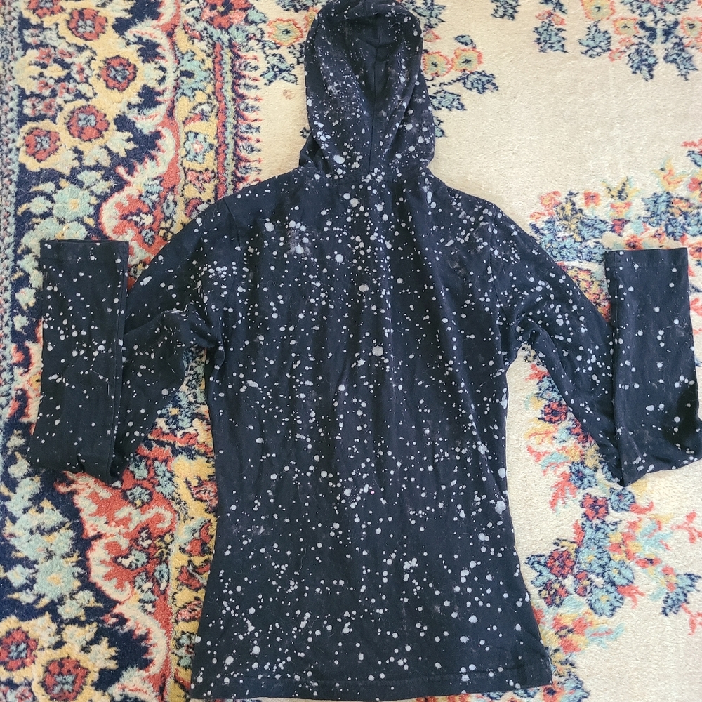 Rare Vintage Tripp NYC Bleach Splatter Hoodie - Picture 2 of 13